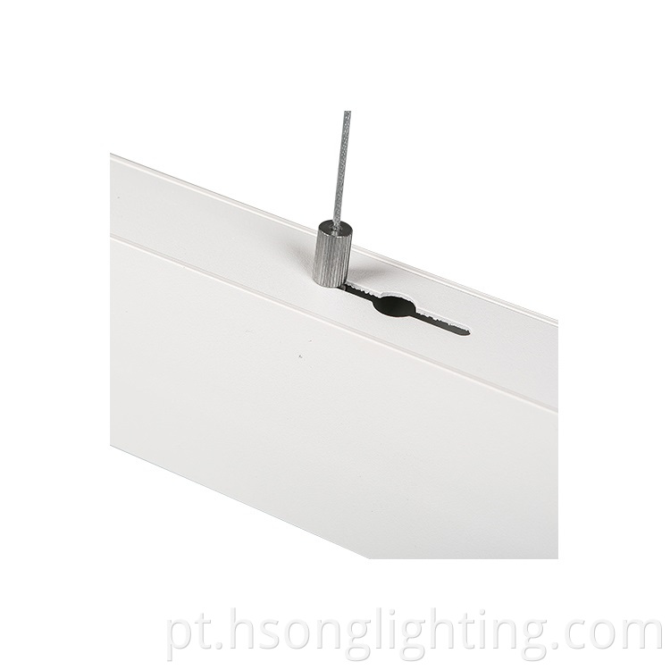 Luz linear sem ajuste suspensa 1200 mm 4ft moderno dersign LED LUZ LINHA LIMEL